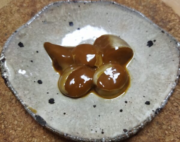 イカのワタ醤油漬け Blackberry Cafe